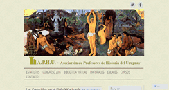 Desktop Screenshot of aphu.org.uy